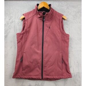 Iceburg Outerwear‎ Vest Small Mauve Full Zip Gorpcore Hiking Camping Outdoor
